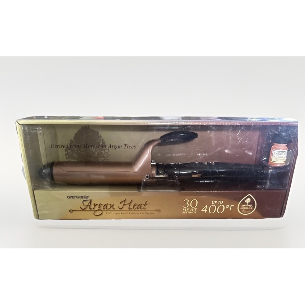 Babyliss Pro One 'n Only‎ Argan Heat Ceramic Curling Iron, 1 1/4" with Argan Oil